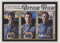 Dream Team - Michael Waltrip, David Reutimann, Martin Truex Jr. #/35