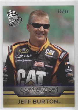 2012 Press Pass - [Base] - Purple #5 - Jeff Burton /35