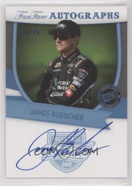 2012 Press Pass Fanfare - Autographs - Blue #FF-JB3 - James Buescher /25