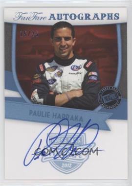 2012 Press Pass Fanfare - Autographs - Blue #FF-PH - Paulie Harraka /25