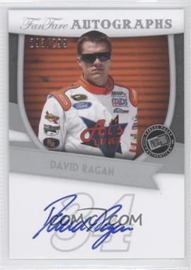 2012 Press Pass Fanfare - Autographs - Silver #FF-DR1 - David Ragan /299