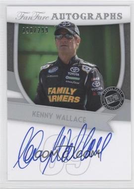 2012 Press Pass Fanfare - Autographs - Silver #FF-KW - Kenny Wallace /299