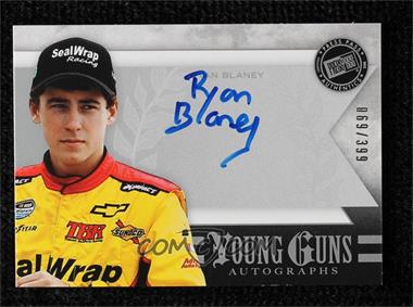 2012 Press Pass Fanfare - Young Guns Autographs - Silver #YG-RB - Ryan Blaney /399
