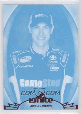 2012 Press Pass Ignite - [Base] - Color Proof Cyan #42 - Joey Logano