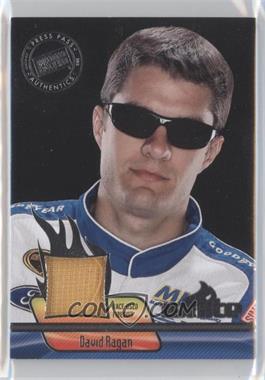 2012 Press Pass Ignite - Materials - Silver #IM-DR1 - David Ragan