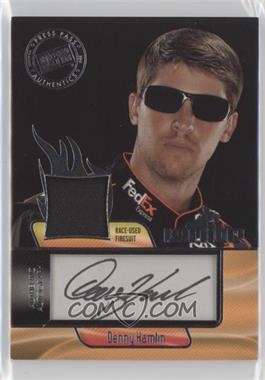 2012 Press Pass Ignite - Materials Autographs - Silver #II-DH - Denny Hamlin [Noted]