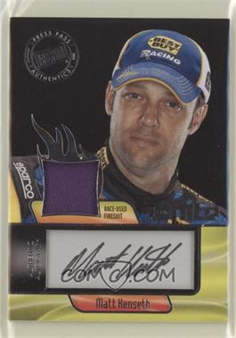 2012 Press Pass Ignite - Materials Autographs - Silver #II-MK - Matt Kenseth