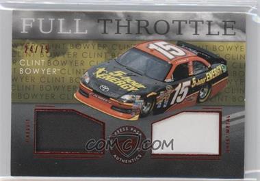 2012 Press Pass Redline - Full Throttle Dual Relics - Red #FT-CB - Clint Bowyer /75