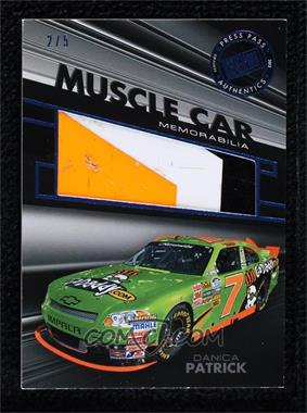 2012 Press Pass Redline - Muscle Car Memorabilia - Blue #MC-DP2 - Danica Patrick /5