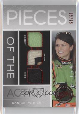 2012 Press Pass Redline - Pieces of the Action - Red #PA-DP - Danica Patrick /75