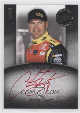 2012 Press Pass Redline - Signatures - Gold Red Ink #RS-CB - Clint Bowyer /25