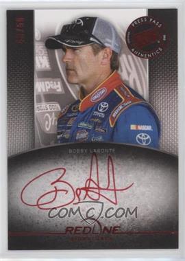 2012 Press Pass Redline - Signatures - Red Red Ink #RS-BL - Bobby Labonte /50