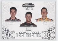 Classic Collections - Joey Logano, Denny Hamlin, Kyle Busch #/499