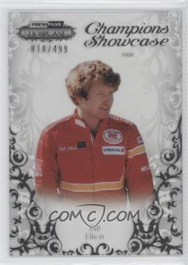 2012 Press Pass Showcase - Champions Showcase #CH 10 - Bill Elliott /499