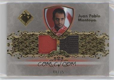 2012 Press Pass Total Memorabilia - Dual Swatch - Gold #TM-JPM - Juan Pablo Montoya /75