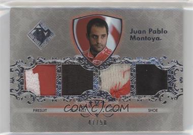 2012 Press Pass Total Memorabilia - Quad Swatch - Silver #TM-JPM - Juan Pablo Montoya /50