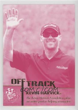2013 Press Pass - [Base] - Color Proof Magenta #93 - Off Track - Kevin Harvick