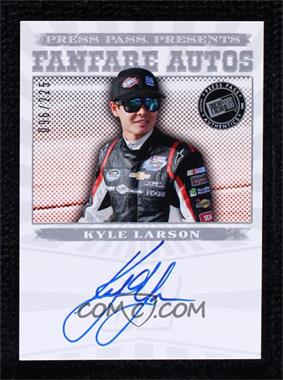 2013 Press Pass Fanfare - Autographs - Silver Door Number #FFA-KL - Kyle Larson /225