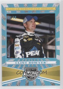 2013 Press Pass Fanfare - [Base] - Sapphire Foil #8 - Clint Bowyer /20