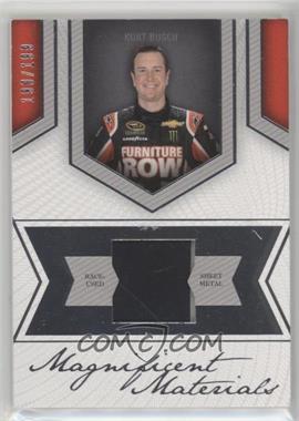 2013 Press Pass Fanfare - Magnificent Materials - Single Swatch Silver #MM-KUB - Kurt Busch /199