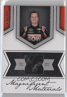 2013 Press Pass Fanfare - Magnificent Materials - Single Swatch Silver #MM-KUB - Kurt Busch /199