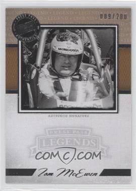 2013 Press Pass Legends - Autographs #LG-TM - Tom McEwen /200