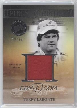 2013 Press Pass Legends - Pieces of History - Silver #PH-TL - Terry Labonte /75
