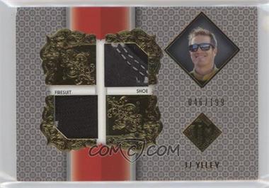 2013 Press Pass Total Memorabilia - Total Memorabilia - Dual Gold #TM-JY - J.J. Yeley /199