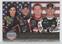 Brothers In Arms - Danica Patrick, Tony Stewart, Kurt Busch, Kevin Harvick