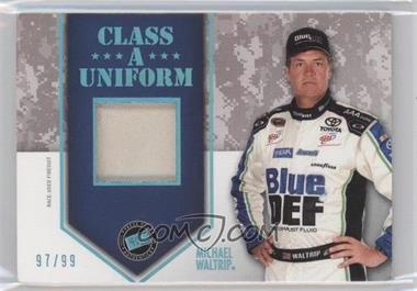 2014 Press Pass American Thunder - Class A Uniform - Blue #CAU-MW - Michael Waltrip /99