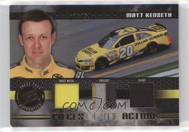 2014 Press Pass Redline - Pieces of the Action - Gold #PA-MK - Matt Kenseth /25