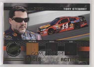 2014 Press Pass Redline - Pieces of the Action - Gold #PA-TS - Tony Stewart /25