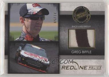 2014 Press Pass Redline - Relics - Gold #RR-GB - Greg Biffle /50