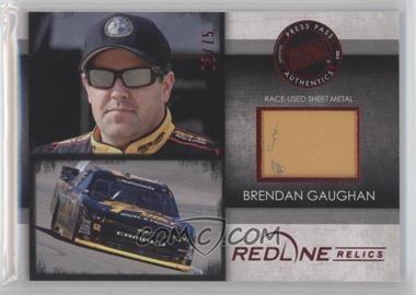 2014 Press Pass Redline - Relics - Red #RR-BG - Brendan Gaughan /75