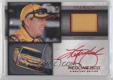 2014 Press Pass Redline - Relics Signature Edition - Red #RRSE-KYB - Kyle Busch /50