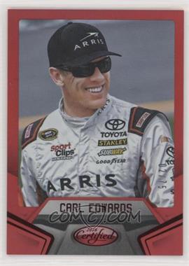 2016 Panini Certified - [Base] - Mirror Red #4 - Carl Edwards /75