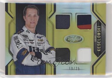 2016 Panini Certified - Complete Materials - Mirror Gold #CM-BK - Brad Keselowski /25