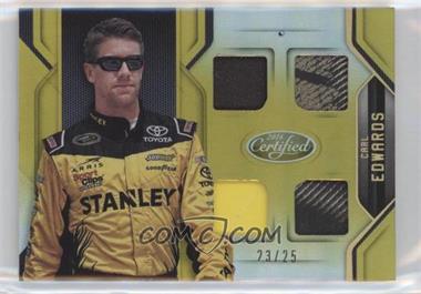 2016 Panini Certified - Complete Materials - Mirror Gold #CM-CE.1 - Carl Edwards /25