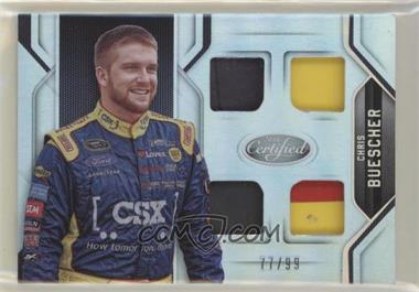 2016 Panini Certified - Complete Materials - Mirror Silver #CM-CB.2 - Chris Buescher /99