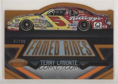 2016 Panini Certified - Famed Rides - Mirror Orange #FR8 - Terry Labonte /99