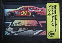 Bill Elliott [BAS Beckett Auth Sticker] #/99