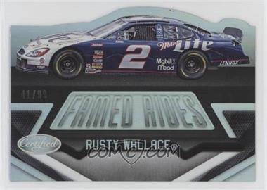 2016 Panini Certified - Famed Rides - Mirror Silver #FR4 - Rusty Wallace /99