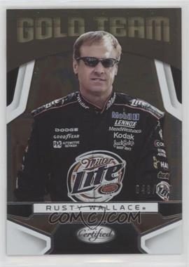 2016 Panini Certified - Gold Team #GT2 - Rusty Wallace /199