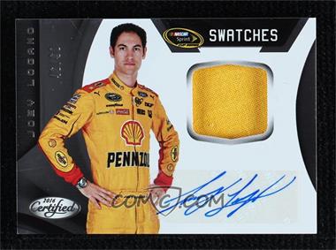 2016 Panini Certified - Sprint Cup Signature Swatches #SS-JL - Joey Logano /60