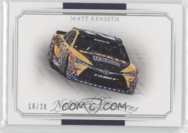 2016 Panini National Treasures - [Base] - Century Silver #32 - Cars - Matt Kenseth /20