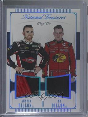 2016 Panini National Treasures - Dual Materials - Blue #DM-DD - Austin Dillon, Ty Dillon /1