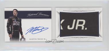 2016 Panini National Treasures - Jumbo Firesuit Patch Signature Booklet - Nameplate #MT - Martin Truex Jr. /2