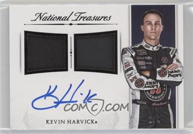 2016 Panini National Treasures - Signature Dual Materials - Black #SDM-KH - Kevin Harvick /4