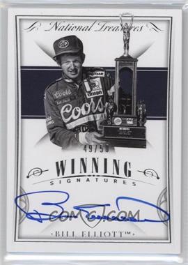 2016 Panini National Treasures - Winning Signatures #WS-BE - Bill Elliott /50