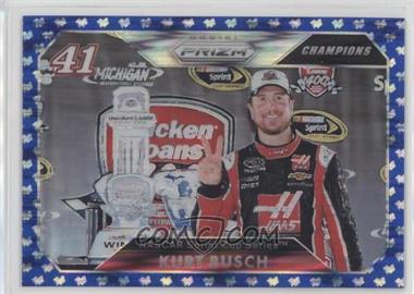 2016 Panini Prizm NASCAR - [Base] - Blue Flag Prizm #68 - Champions - Kurt Busch /99